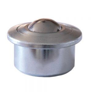 Kugelrolle Stahl-massiv mit Bund