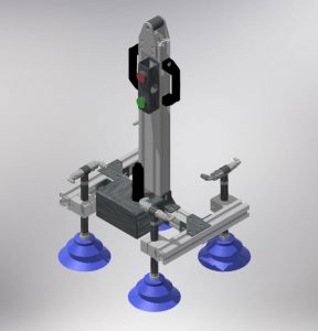 Werkzeug von Manipulator für Glasscheiben